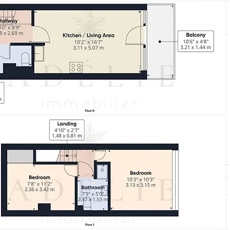Duplex Renove Avec Balcon Et Parking, A 100m Des Pistes *
